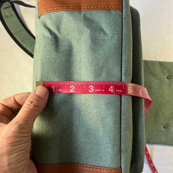 LIKE NEW! Ugrace Canvas Backpack, Seafoam Green - Picture 11 of 12